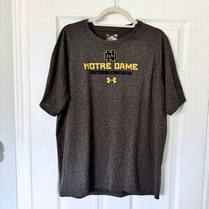 Notre Dame Gray Workout t-shirt | US L